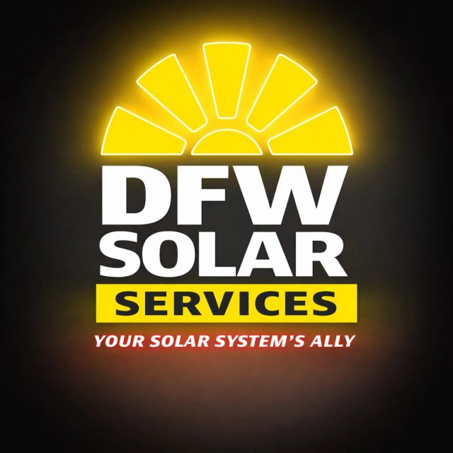 DFW Solar Services logo, Your Solar System's Ally